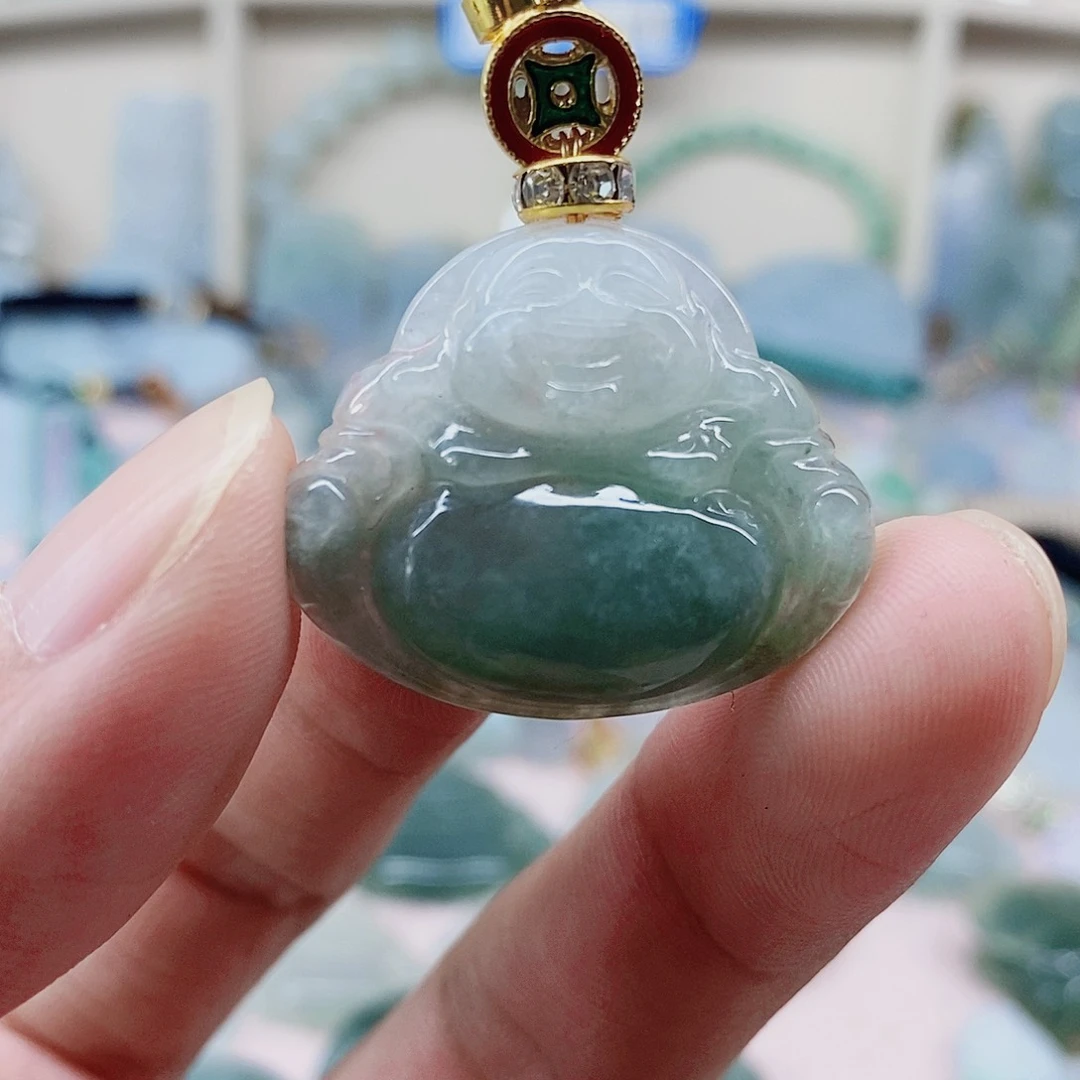 吊坠(不含链)未镶嵌翡翠天然