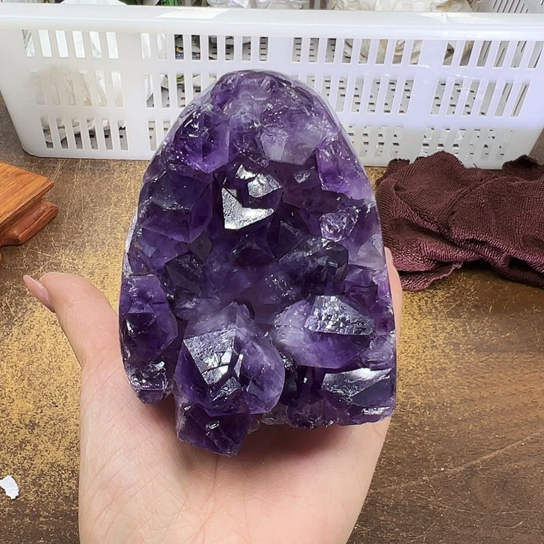 紫晶摆件未镶嵌紫晶