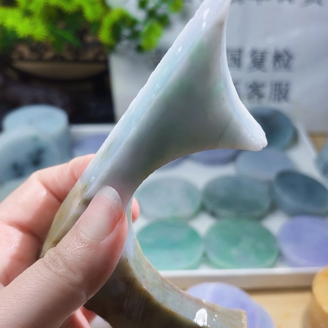 翡翠未镶嵌颈饰翡翠A货丹
