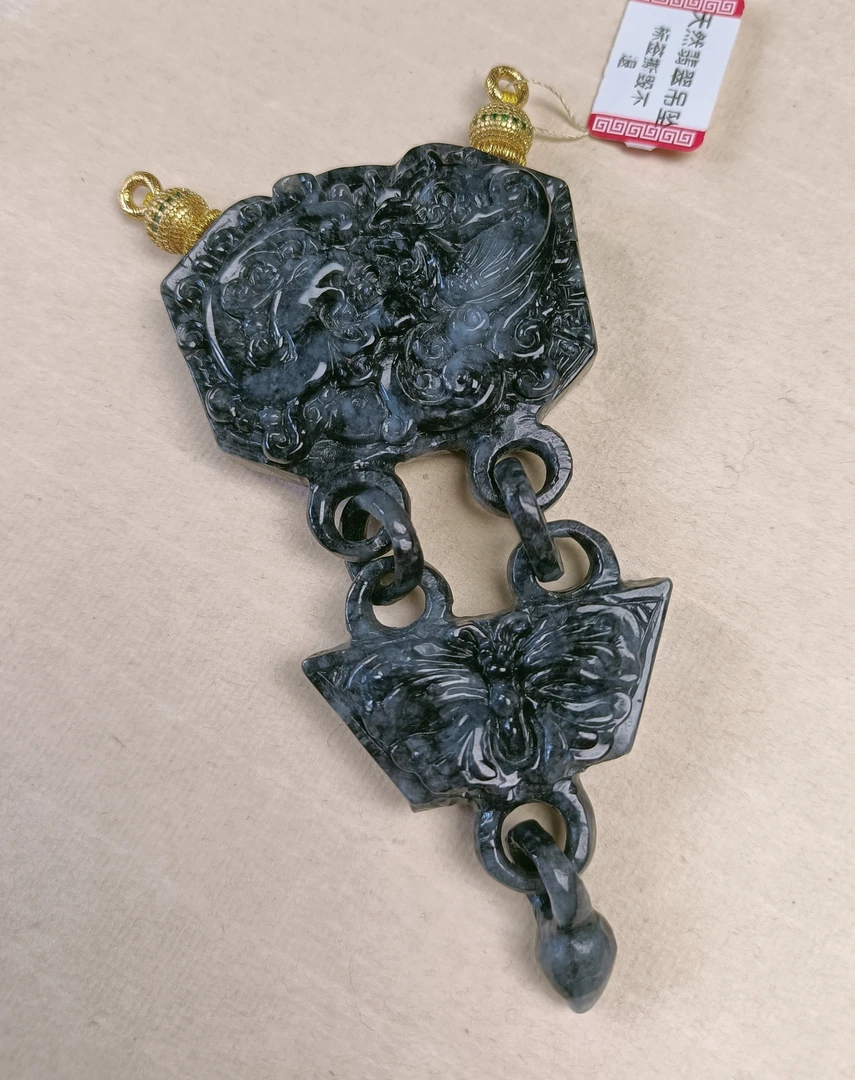 天然翡翠A货吊坠