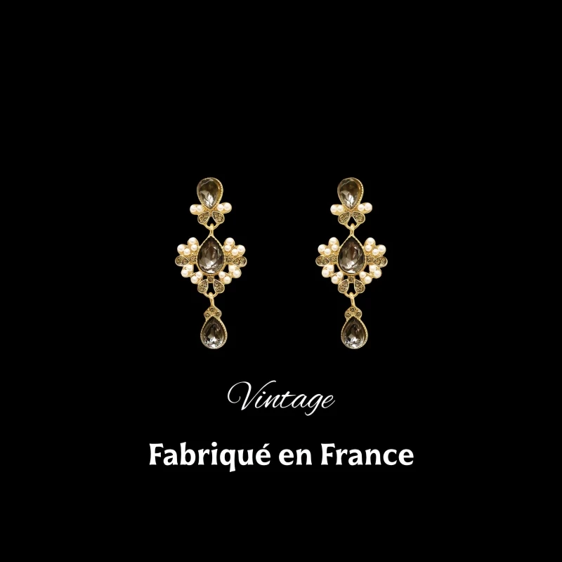 【后冠珠光】复古宫廷风耳饰e331