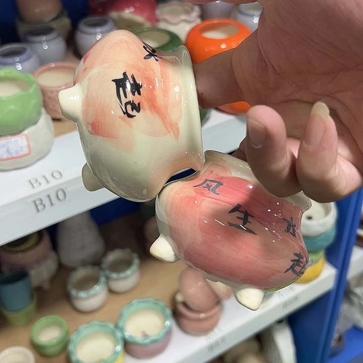 微瑕陶瓷花盆满9.9发