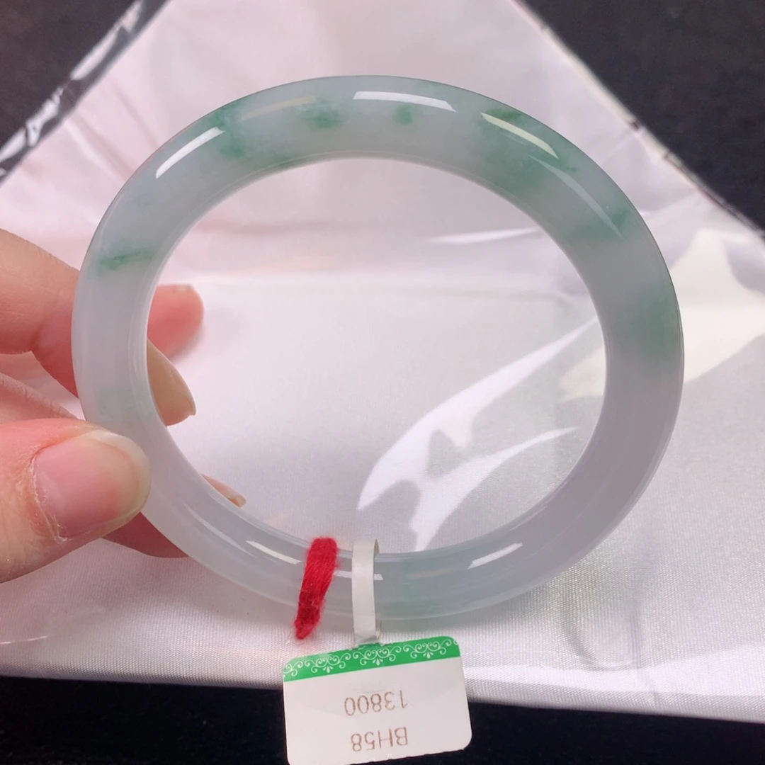 未镶嵌手镯翡翠缅甸天然翡翠手镯5859