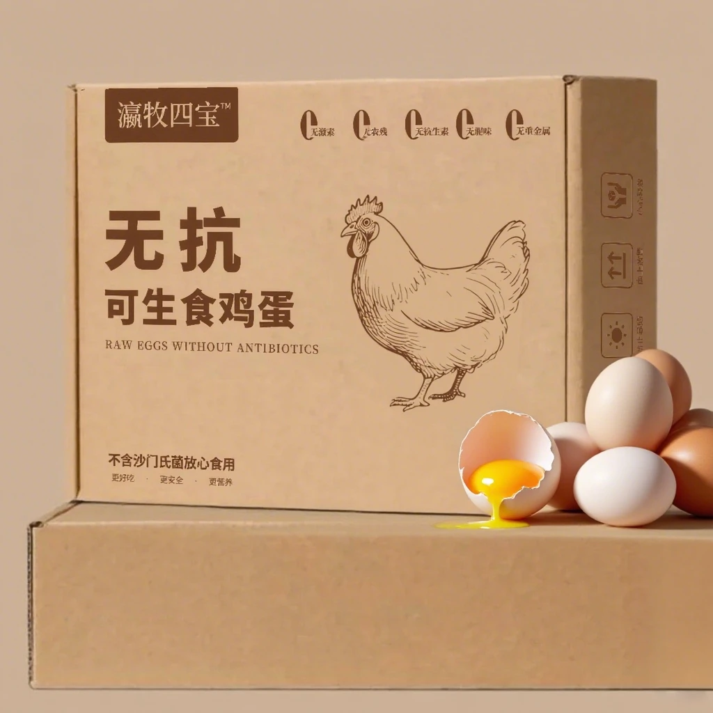 【红叶】瀛牧四宝正宗散养可生食新鲜土鸡蛋营养健康适合孕妇老人