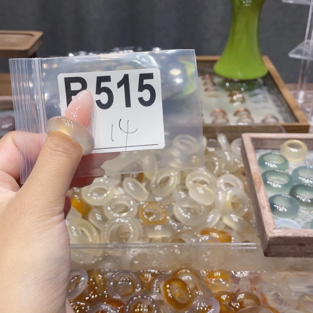 玛瑙/玉髓未镶嵌戒指515