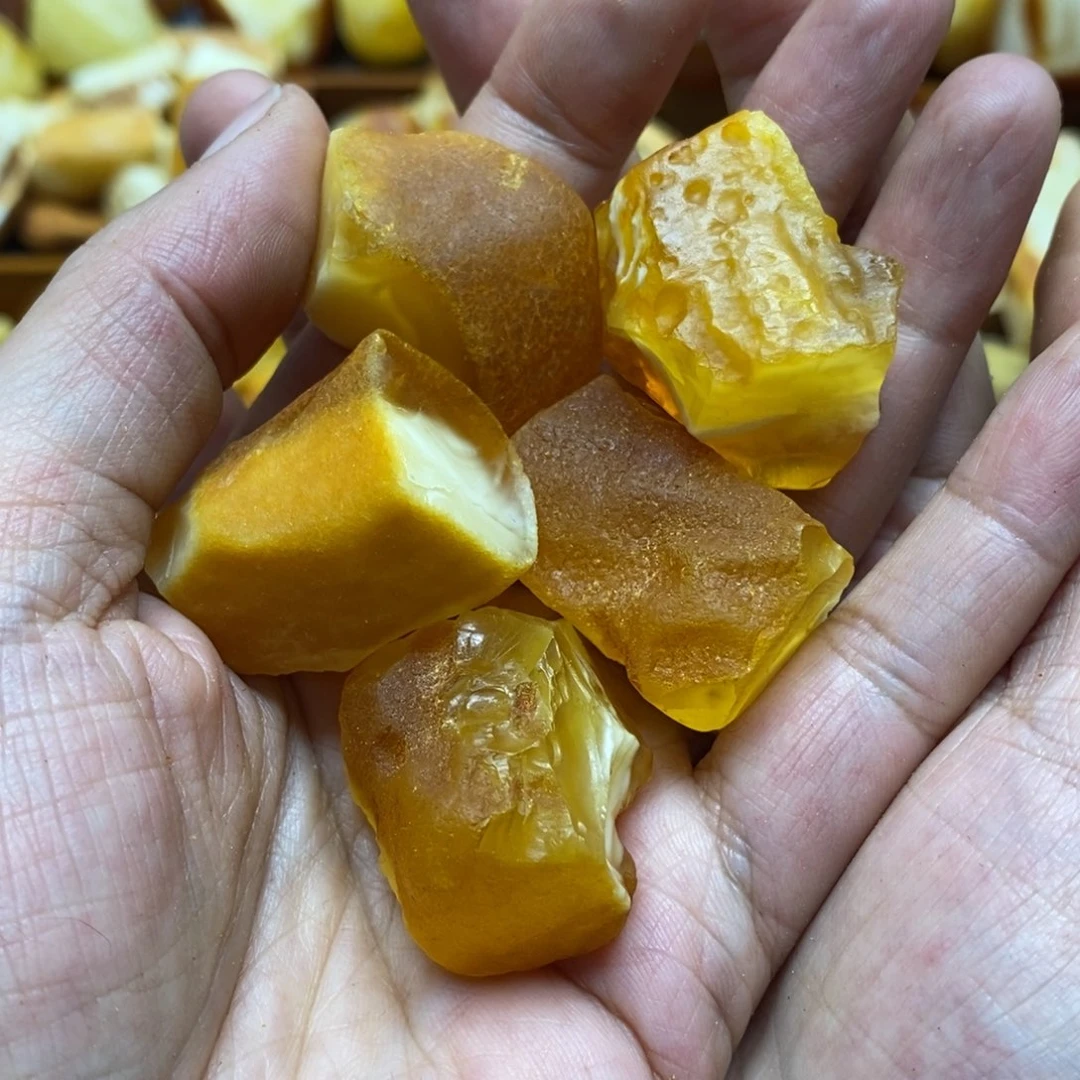 定制琥珀未镶嵌福*✨传世琥珀蜜蜡定制