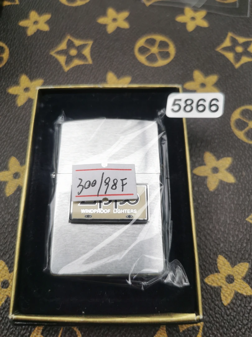 Zippo打火机回血98F拉丝贴章-5866