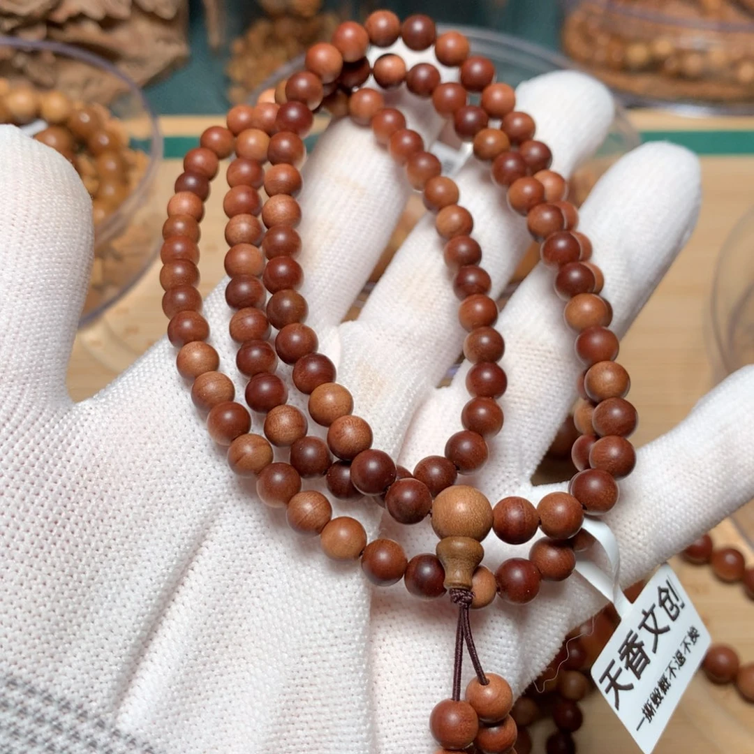 檀香木手串/手链迈索尔老山檀6x108