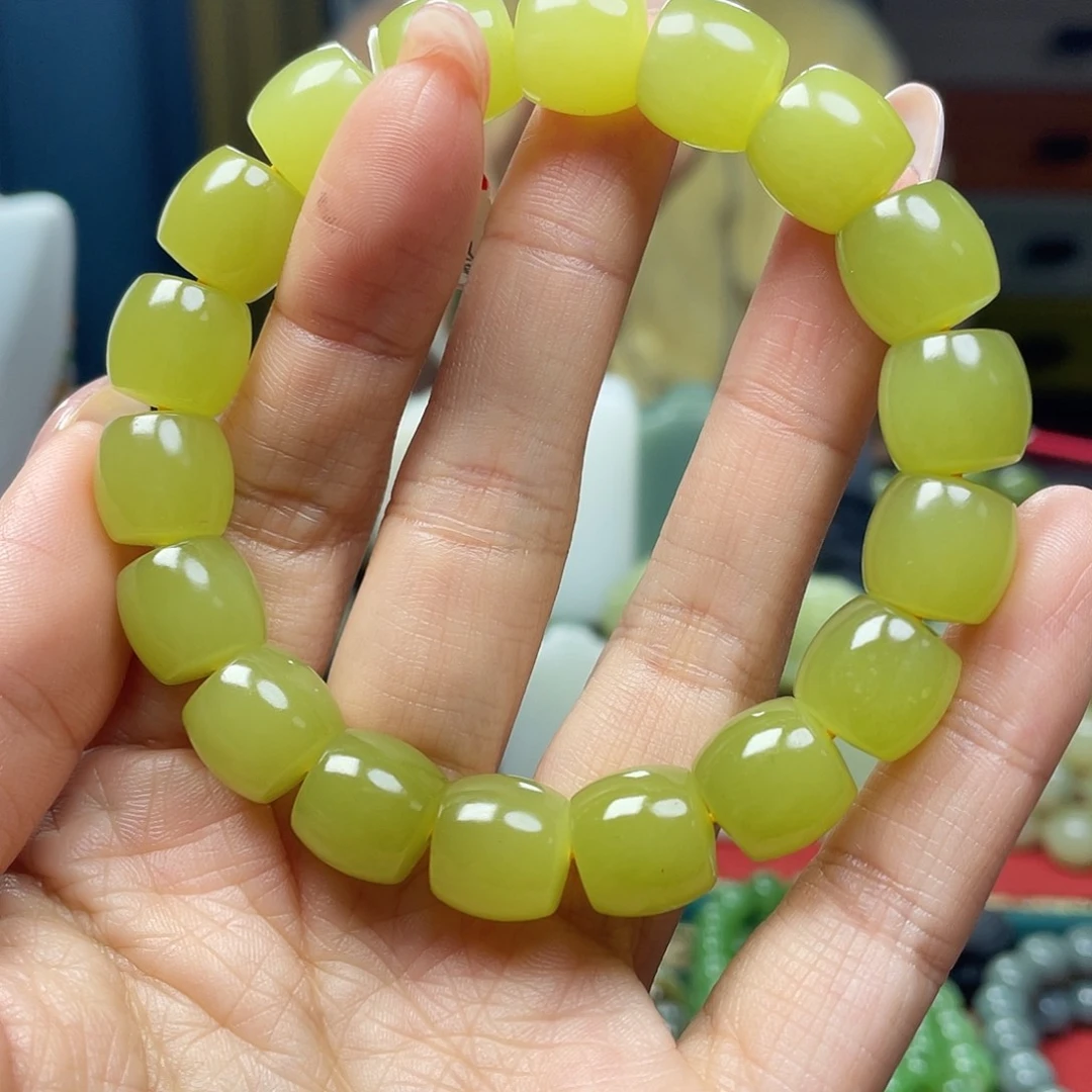 未镶嵌手链和田玉（黄玉）