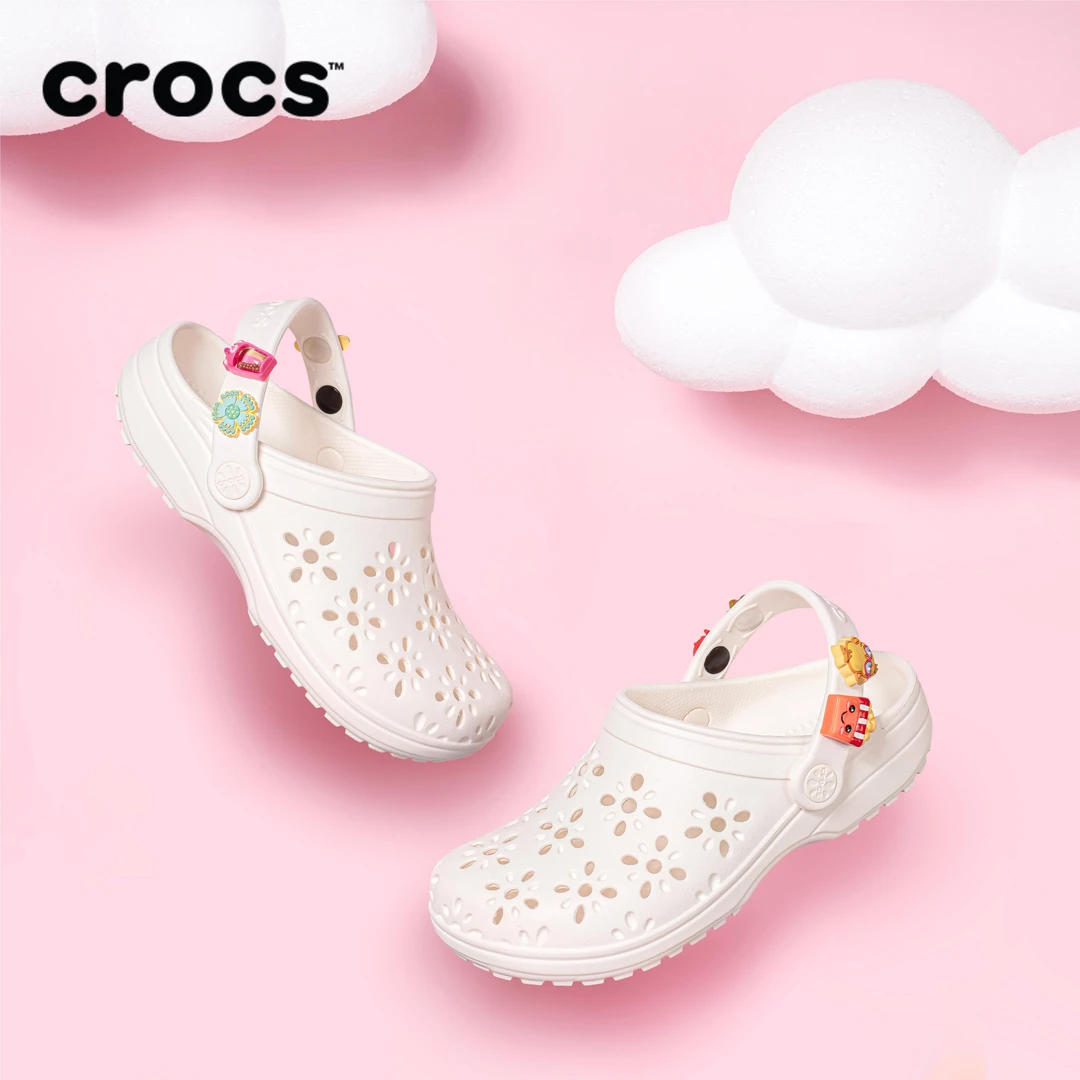 CROCS/卡骆驰【经典花蕊小Clog 】欧若风儿童洞洞鞋 |210943/210944