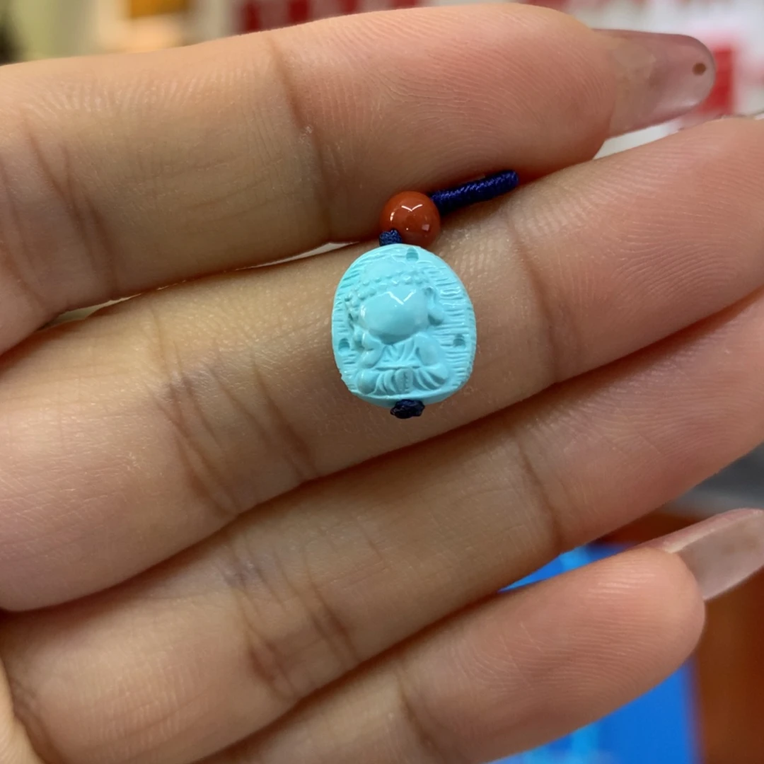 绿松石未镶嵌配饰晚**安