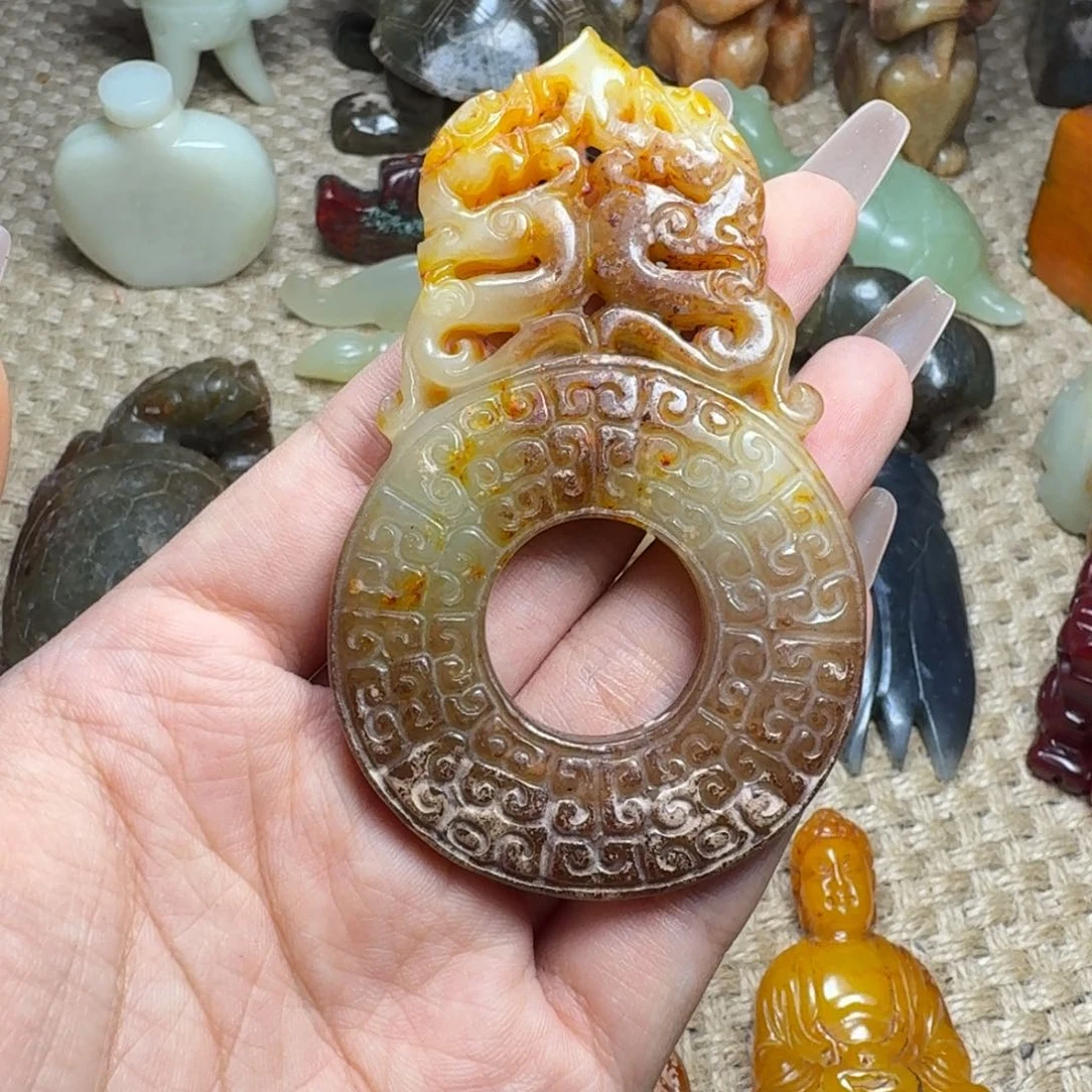 白玉菩提吊坠挂件