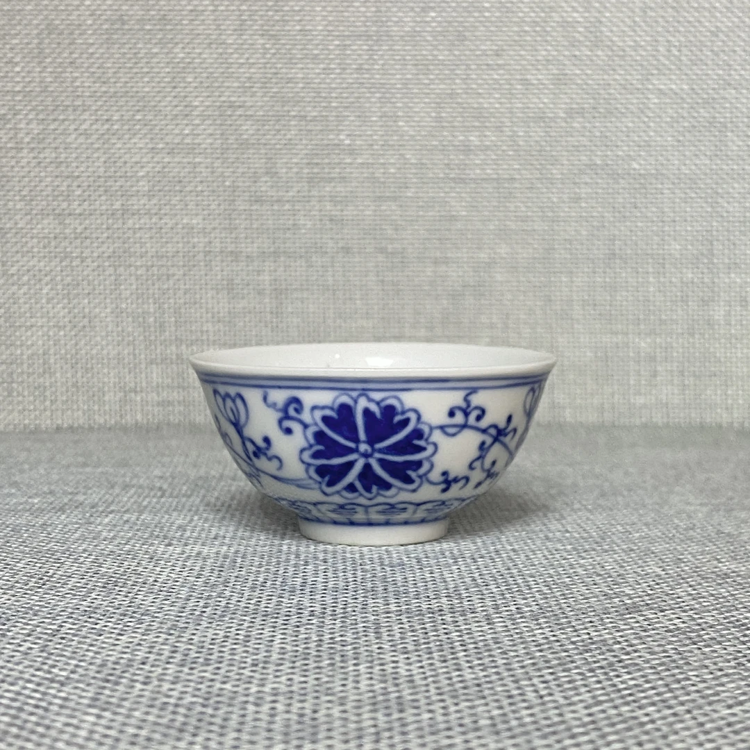 青花茶杯主人杯茶碗