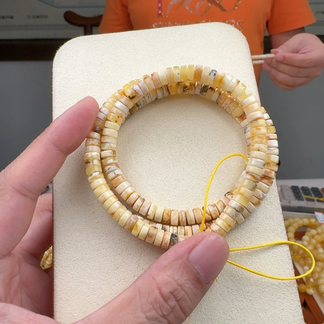 琥珀未镶嵌手链蜜蜡手串