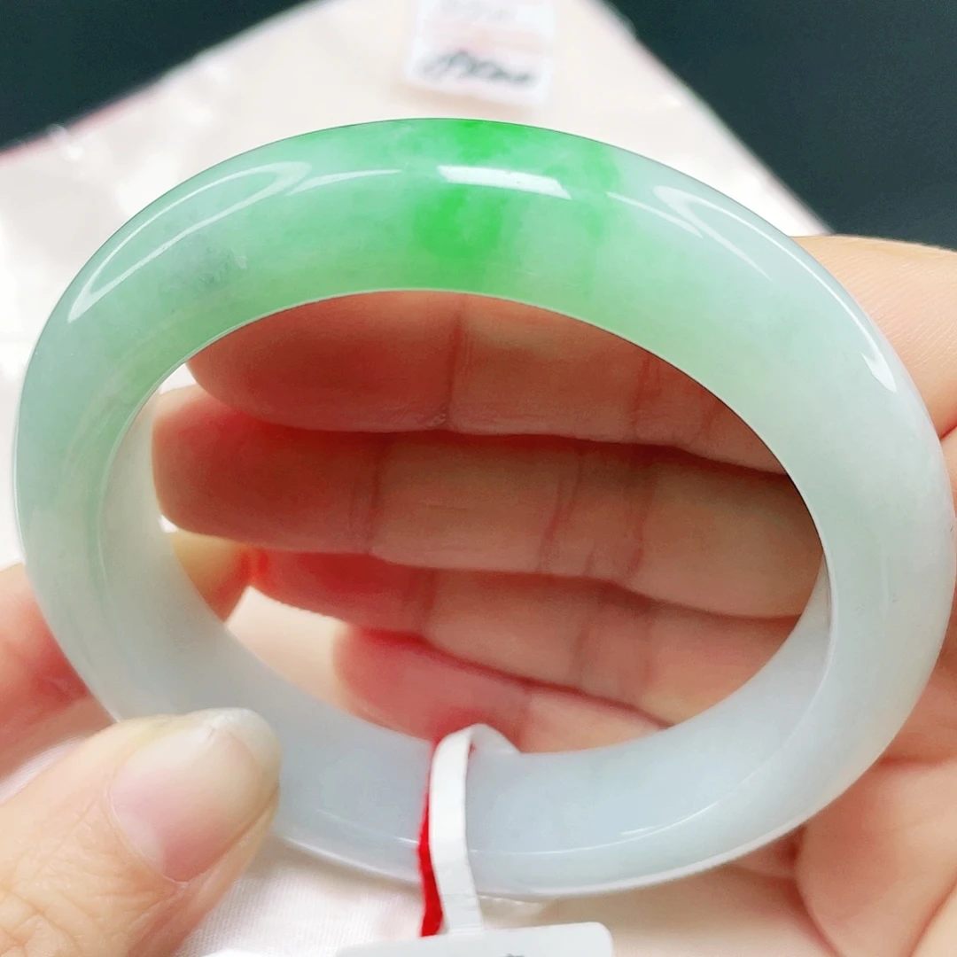 未镶嵌手镯翡翠正圈57。  018