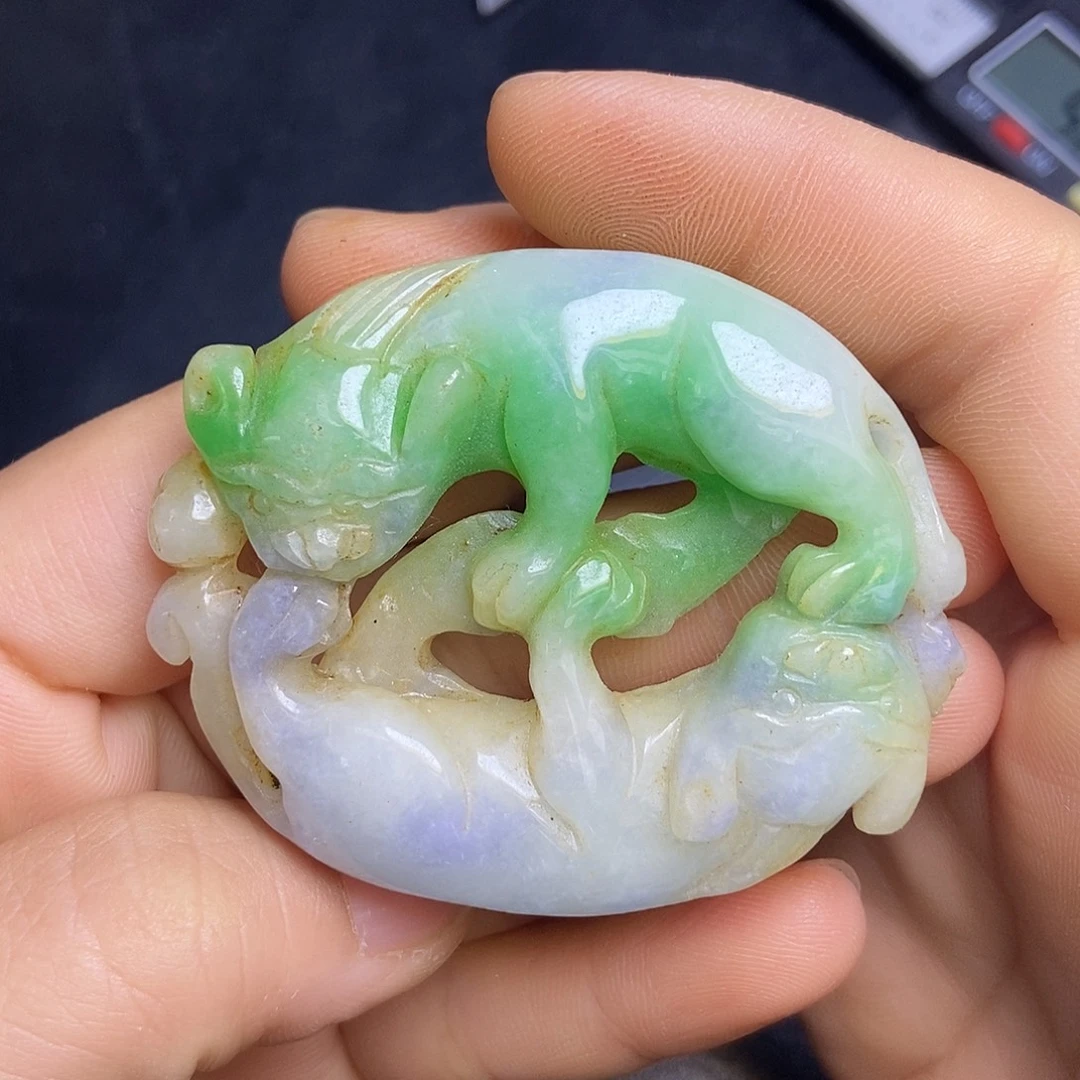 白玉菩提吊坠精品文玩