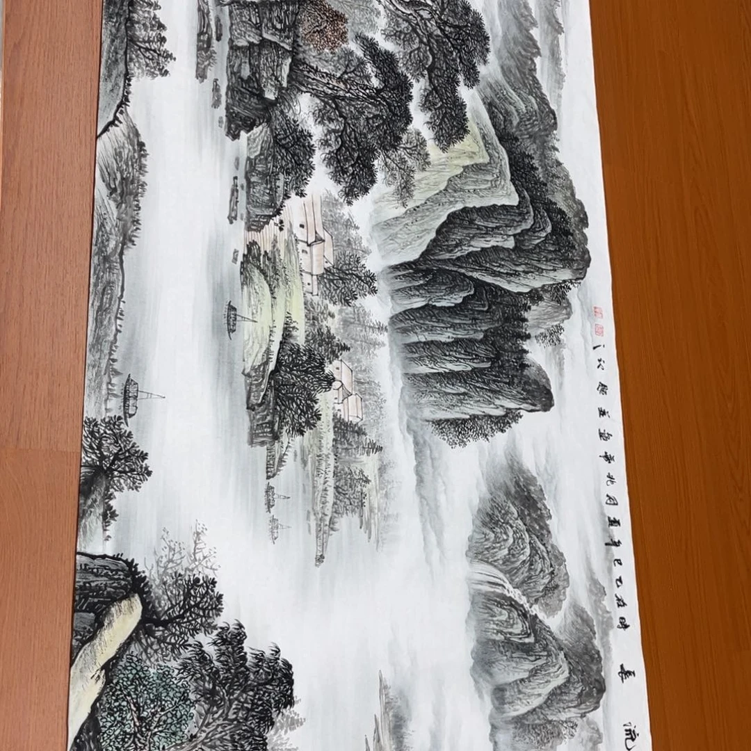 曾***)莫兆华老师小八尺画心