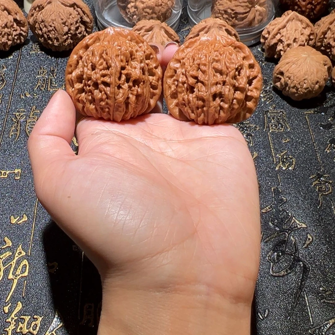 文玩核桃吊坠四座楼44手把件168