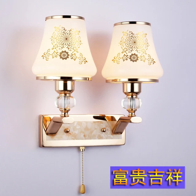 床头卧室带遥控开关客厅背景墙灯楼梯护眼三色led现代简约墙壁灯