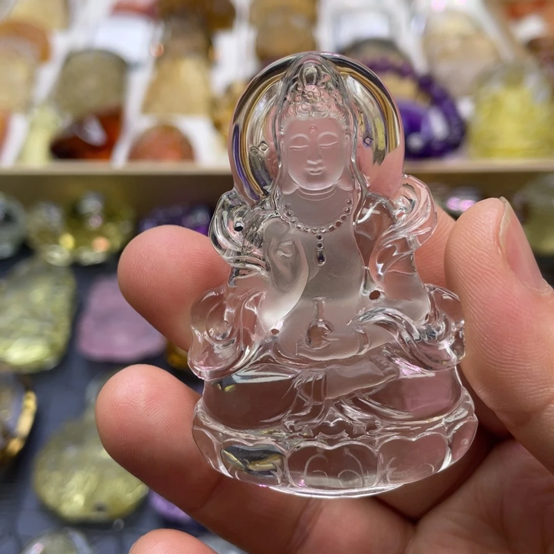 水晶吊坠(赠链)未镶嵌?****?定制
