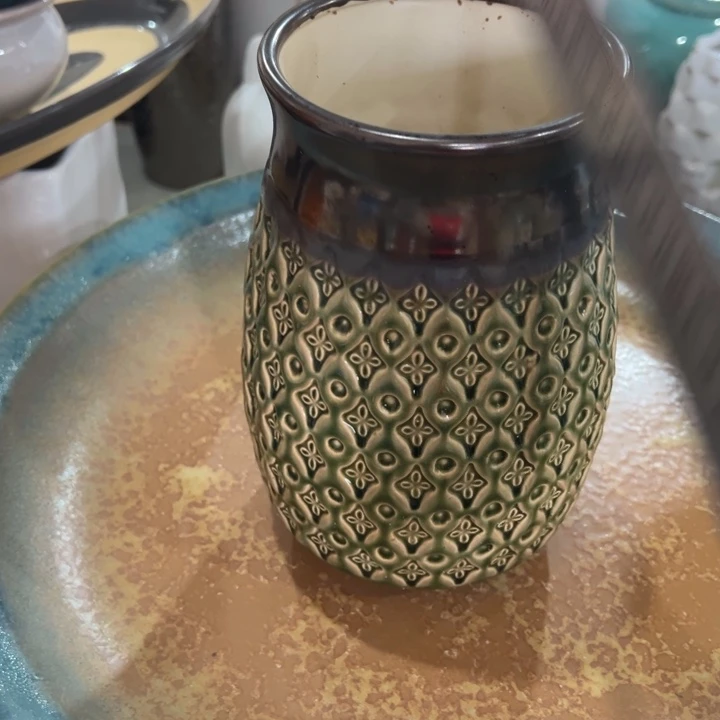 陶瓷花瓶摆件微瑕捡漏出