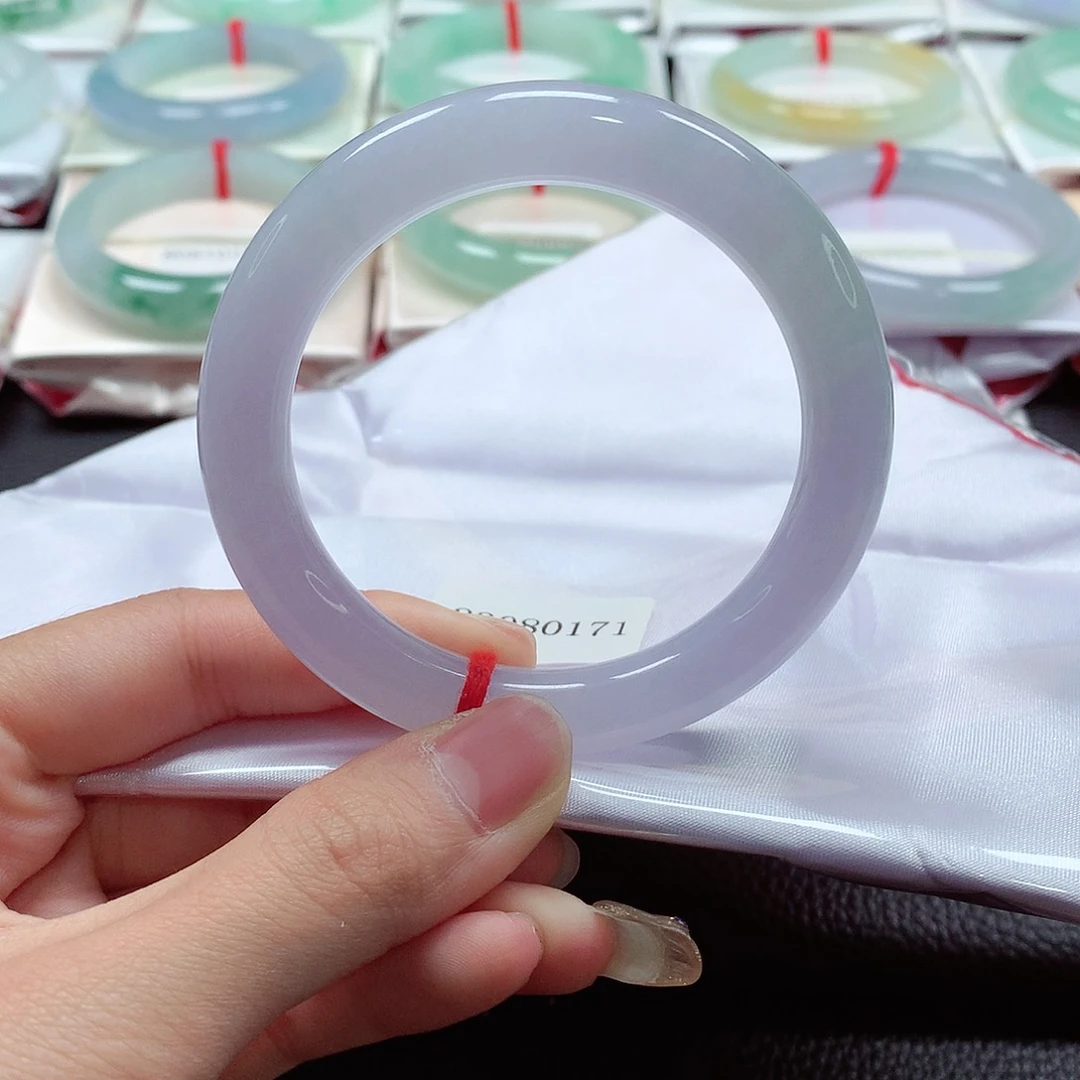 翡翠手镯（圆镯）未镶嵌天然a货翡翠54