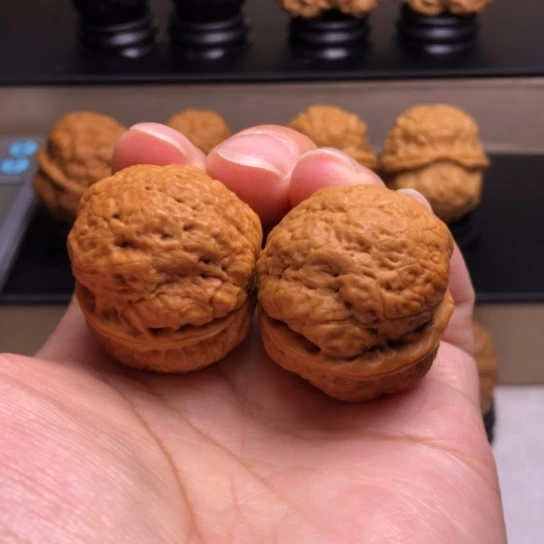 文玩核桃把件蟒纹元宝34