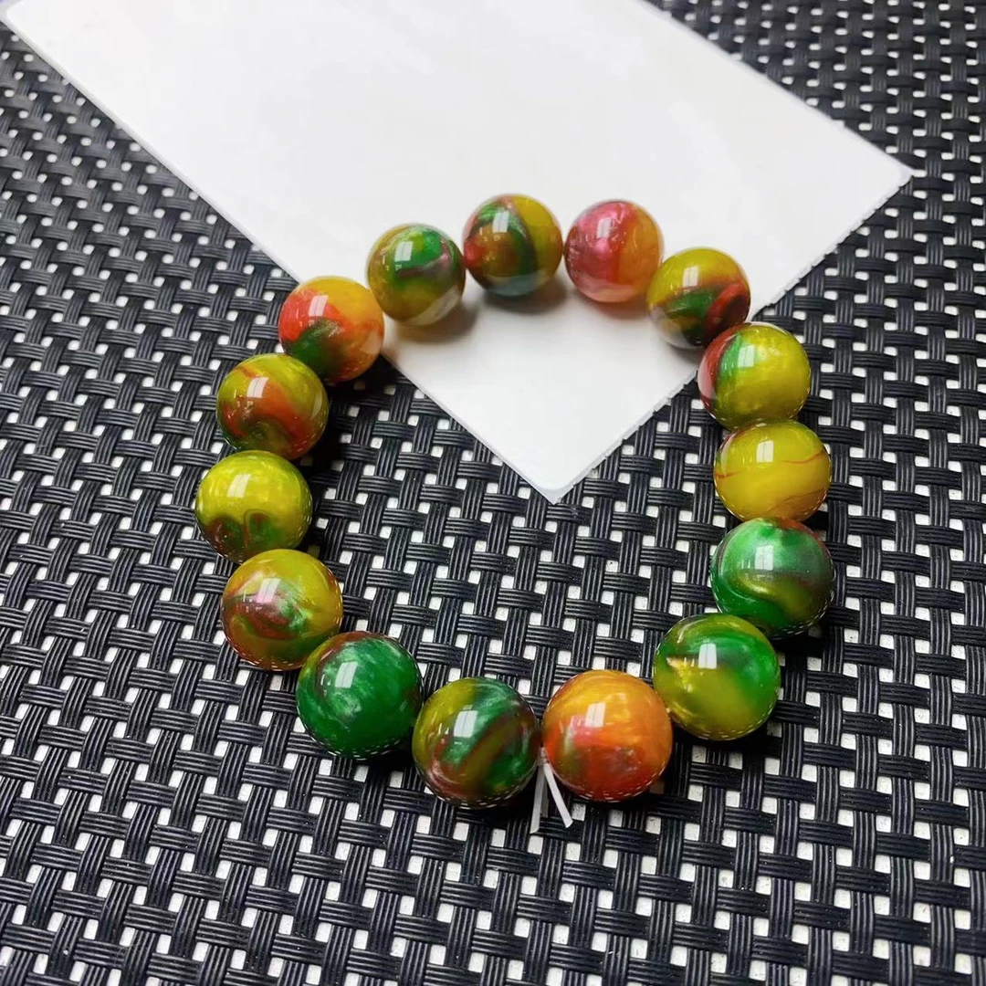 [小石]A1261七彩溜手链14M