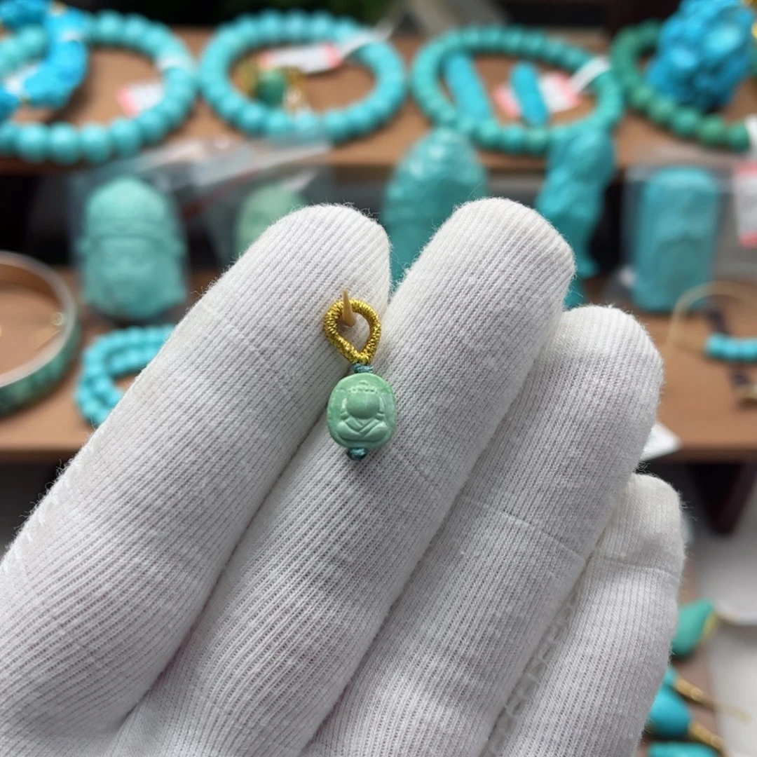 绿松石未镶嵌配饰
