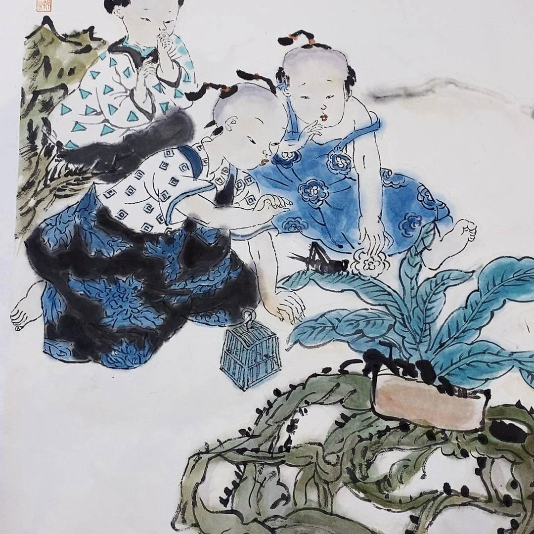 国画蔚****?红花了好一两把了