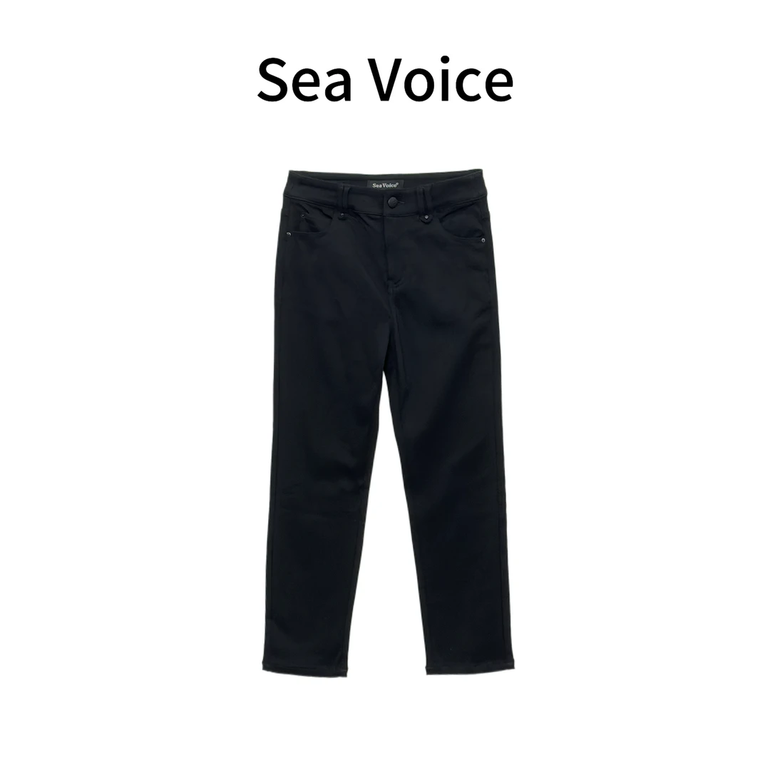 【海哥精选】修身黑色牛仔裤5433-153