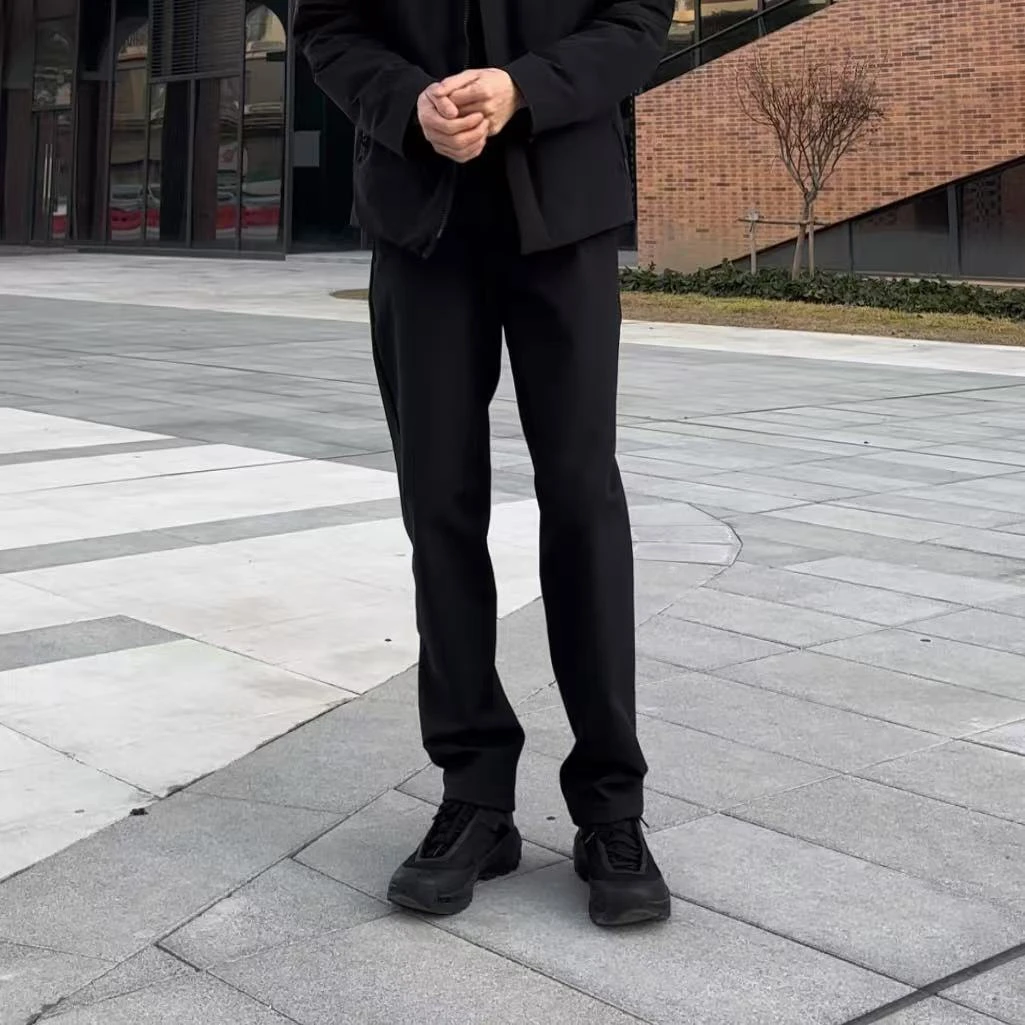 G系高尔夫系冬户外商务保暖防风防泼水耐磨加绒软壳裤