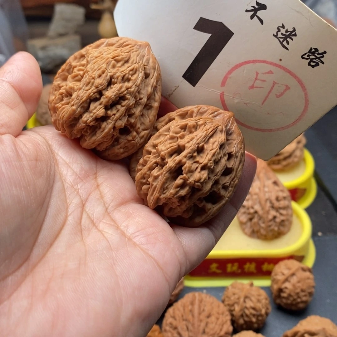 把件文玩核桃40麦虎