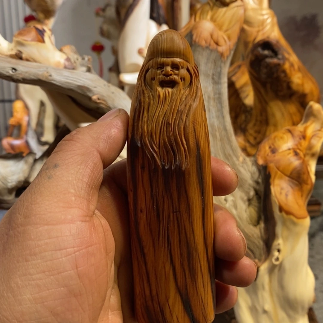 【闪购商品】柏木（崖柏）根雕木雕工艺品摆件家居装饰手把件