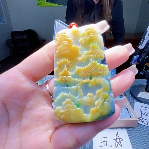 颈饰未镶嵌翡翠一个