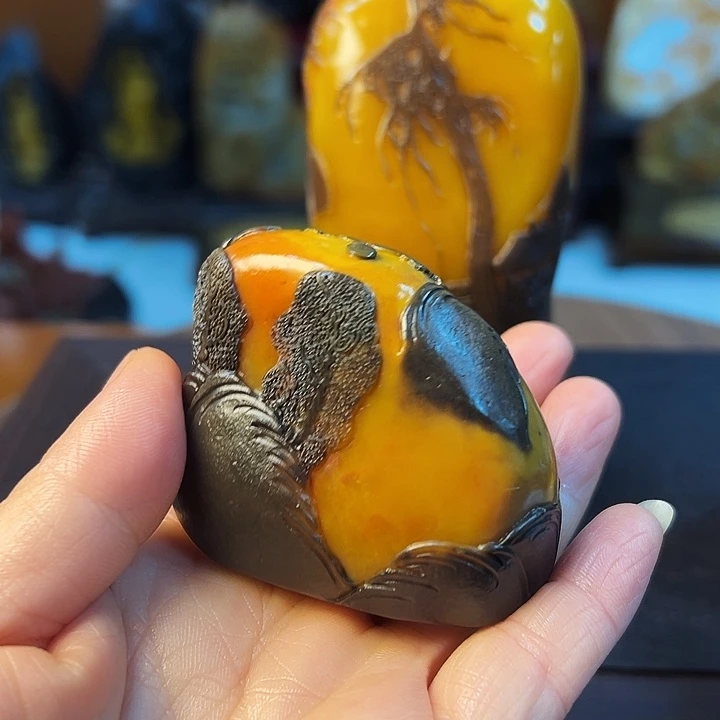 昌化石打*将雕刻艺术品