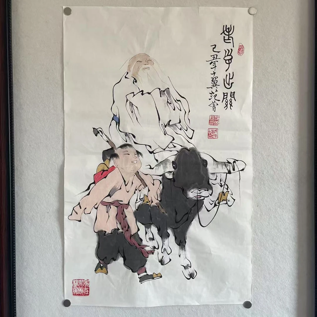 DD69老子出关 纸本设色 44×69