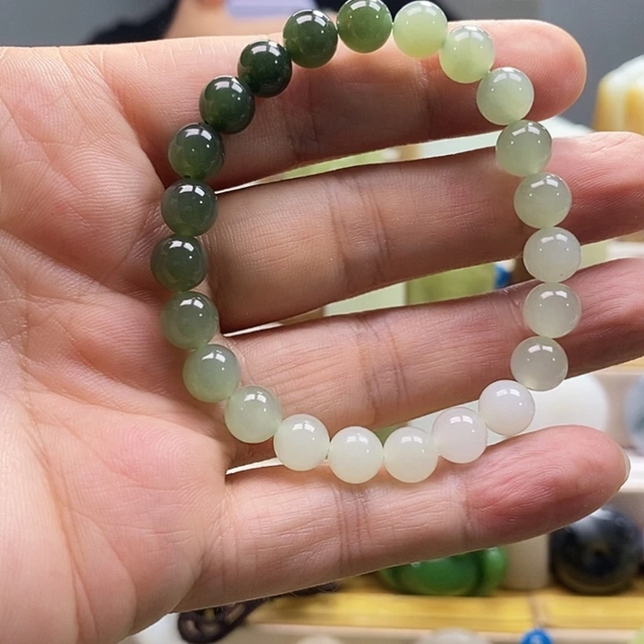 和田玉未镶嵌手链