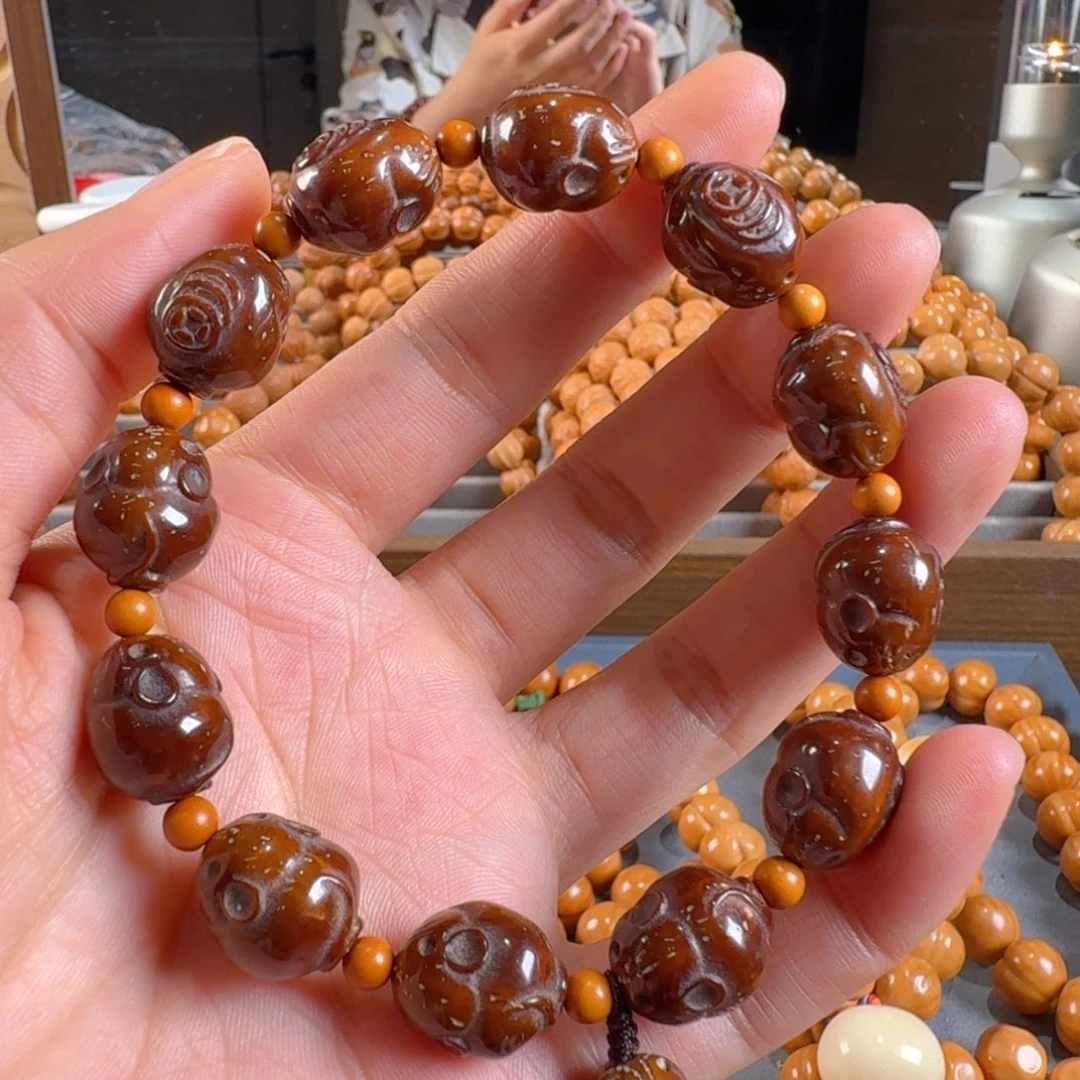 猴头核桃手串紫金鼠老鼠手持