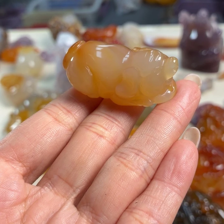 玛瑙/玉髓未镶嵌吊坠(不含链)