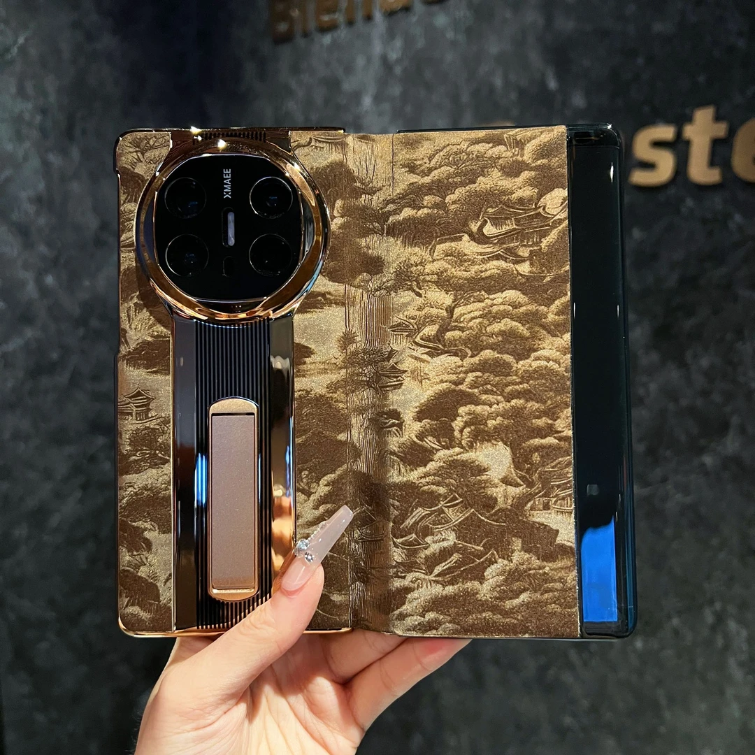 适用华为matex6手机壳新款支架x5典藏版防摔全包x3保护套折叠全包