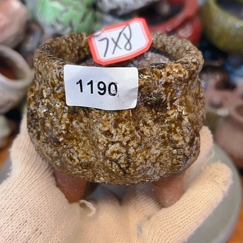 粗陶花盆手工花盆制作