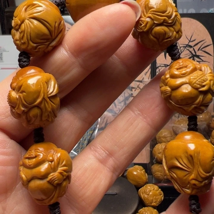 橄榄核手串/手链@*光八宝米勒