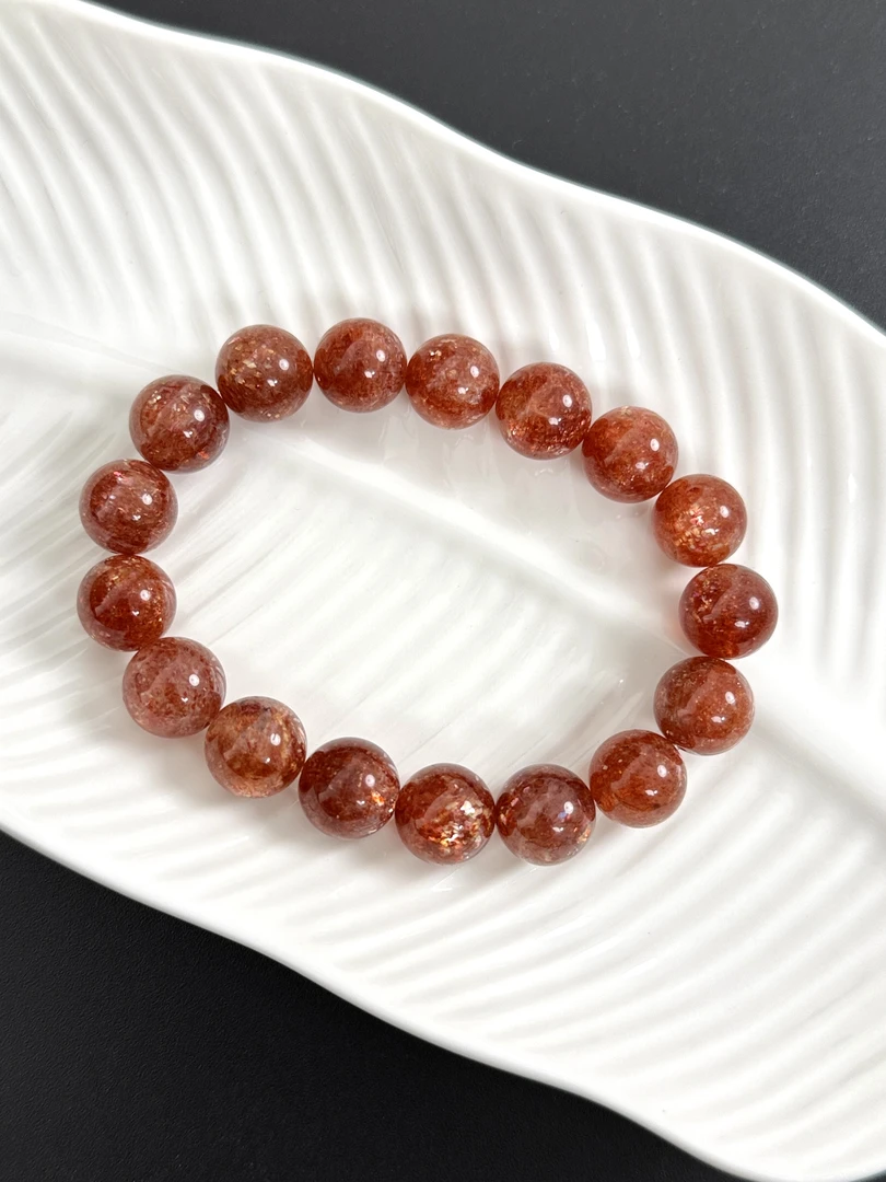 老矿正红金太阳H418日光石太阳石手链手串多样性发一