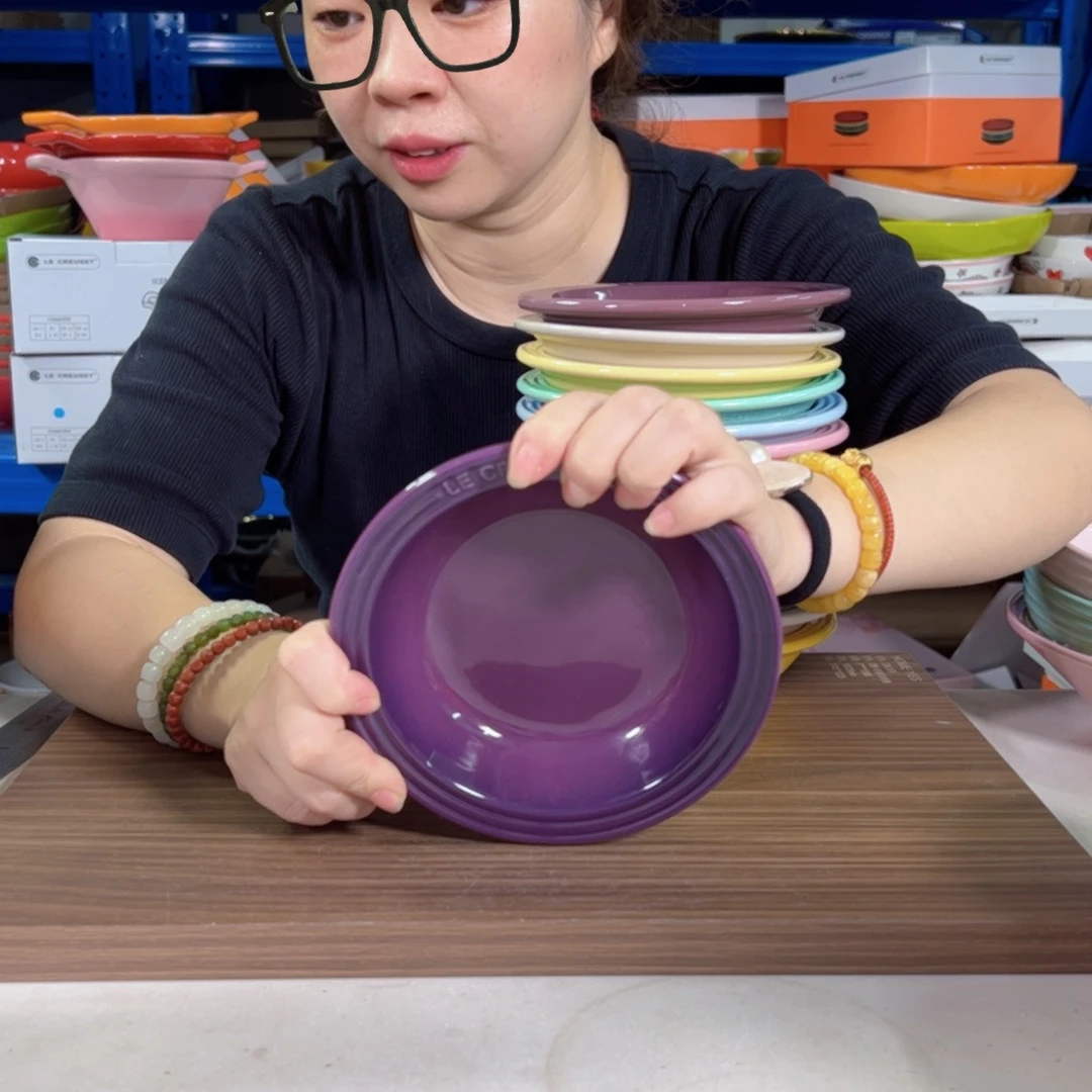 陶瓷葡萄紫小草帽