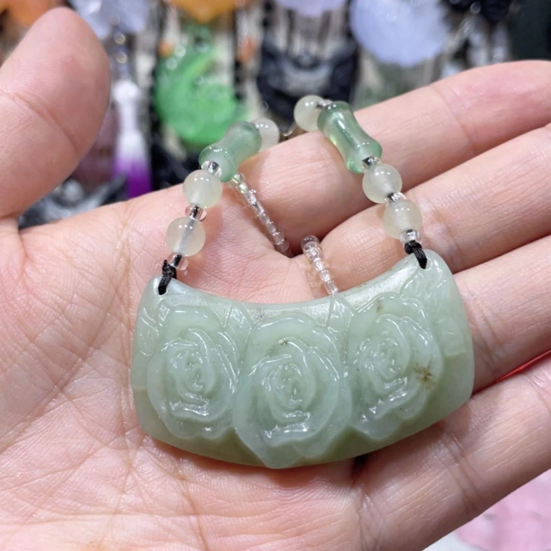 【闪购商品】未镶嵌岫玉颈饰75吊坠