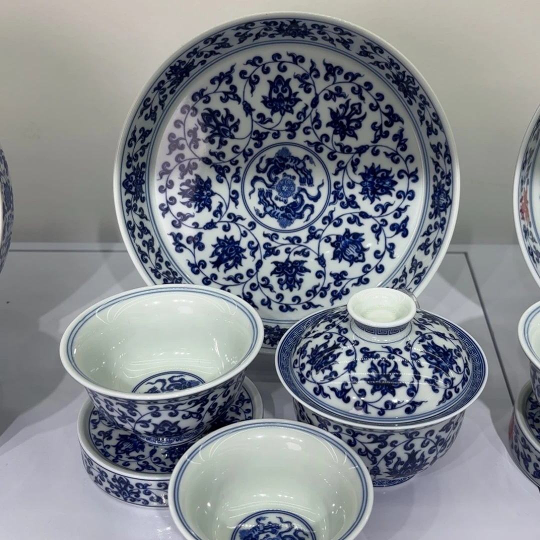 海***岛景德镇陶瓷五件套