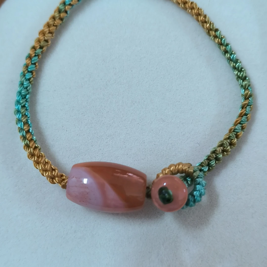 非金属锦纶手链 段染手工绳 古雅手绳复古百搭编织手串