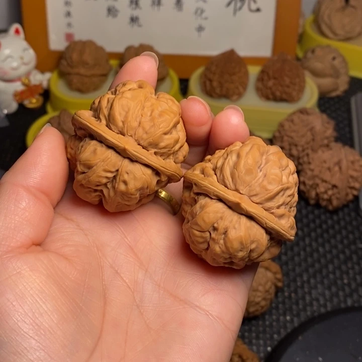 文玩核桃把件43蛤蟆头