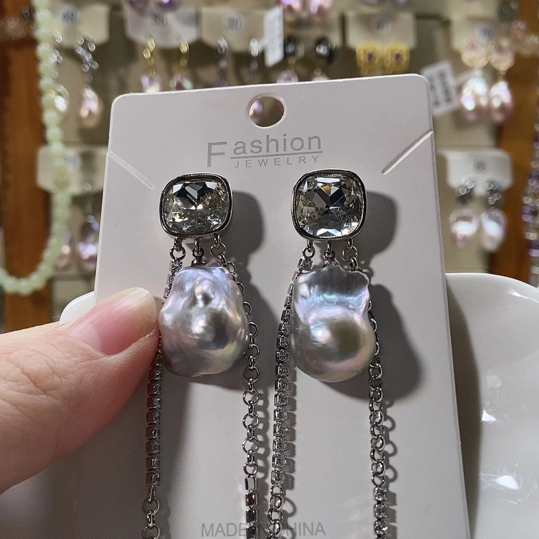 淡水珍珠颈饰合金特价耳饰4141